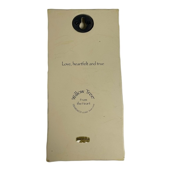 Vintage 2002 Willow Tree “From The Heart” Wall Plaque Decoration - Picture 3 of 3